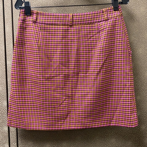 🔥🔥🔥Tara Jarmon Jupe Plaid Skirt - Picture 4 of 8